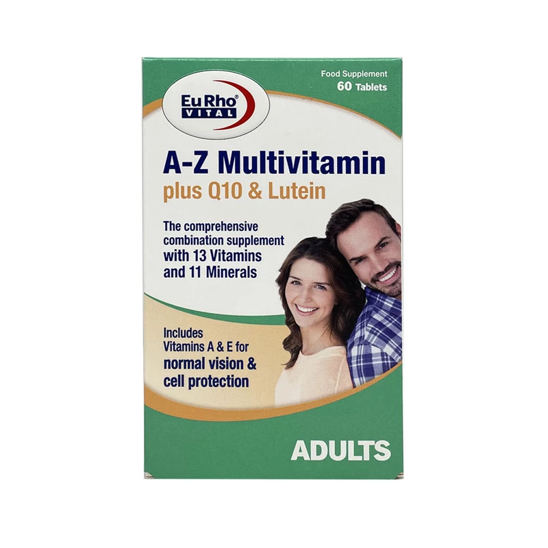 A-Z مولتی ویتامین پلاس کیوتن و لوتئین یوروویتال