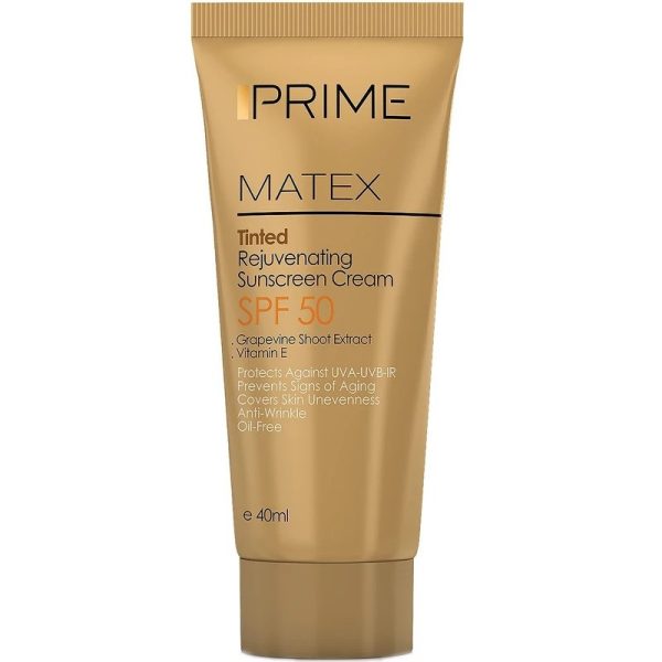 کرم ضدآفتاب رنگی پریم SPF 50 مدل Matex Tinted