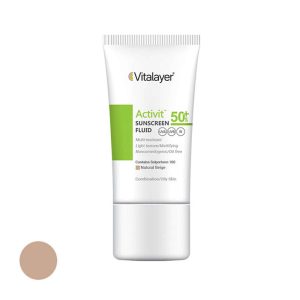 کرم ضد آفتاب SPF50 رنگی اکتی ویت ویتالیر